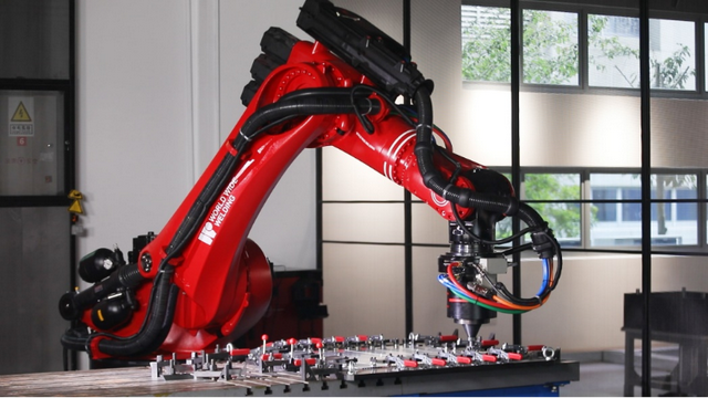 万洲焊接发布全新H系搅拌摩擦焊机器人工作站