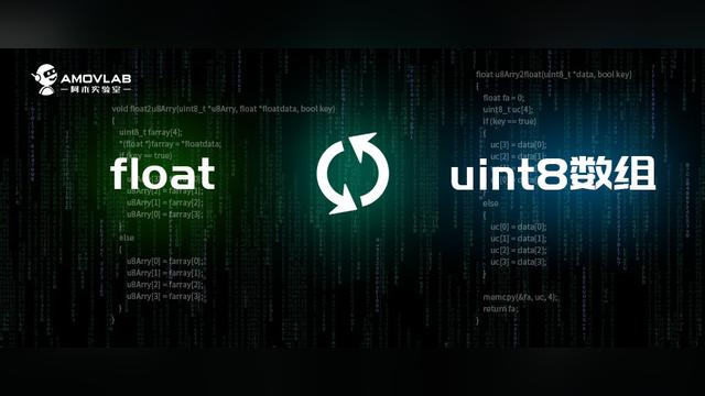 技术分享 | float类型与uint8数组的相互转换