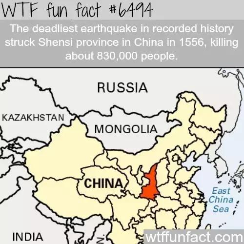 16个让人瀑布汗的事实