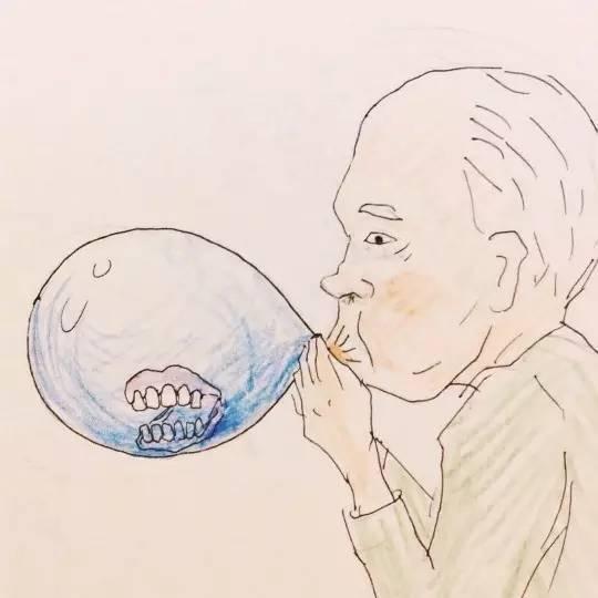 日本插画师keigo的脑洞漫画,画风简单粗糙却可爱幽默