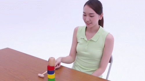 妹子很喜欢玩呢~