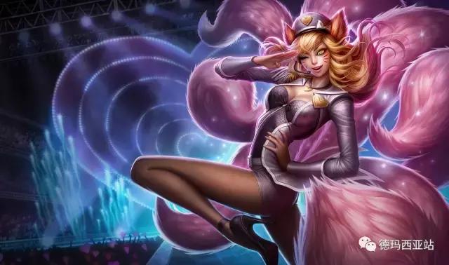 lol阿狸kda皮肤，Girl》人物卡kda阿狸分享