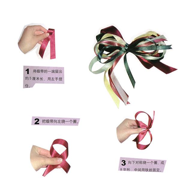 五粮液的蝴蝶结怎么系,礼品袋怎么系带子