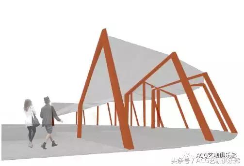 建筑插画线稿，插画，艺术家Flaf