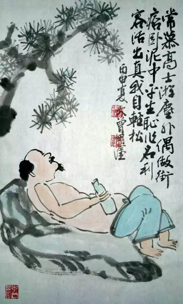 湘乡人曾初良：与画相配率性而肆意调侃的打油诗