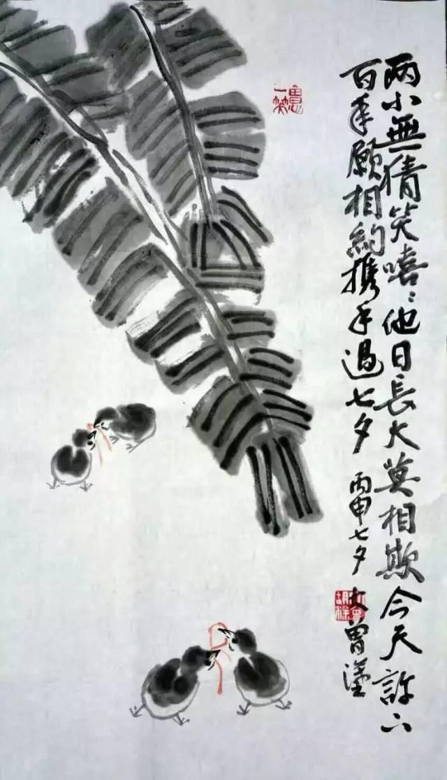 湘乡人曾初良：与画相配率性而肆意调侃的打油诗