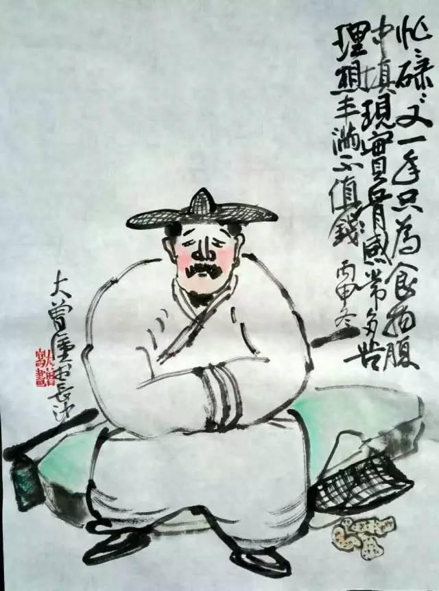 湘乡人曾初良：与画相配率性而肆意调侃的打油诗