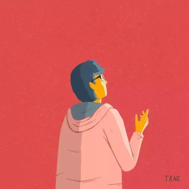 21张背影插画21个小秘密，看完陷入沉思