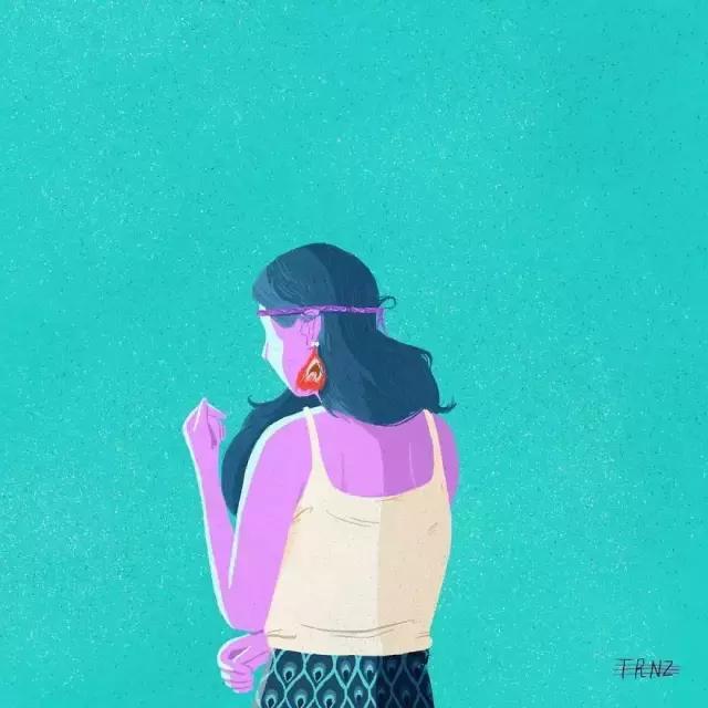 21张背影插画21个小秘密，看完陷入沉思