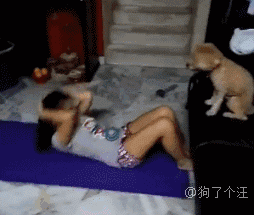 牛哥美女gif动图：游泳池的风景比外面好多了！