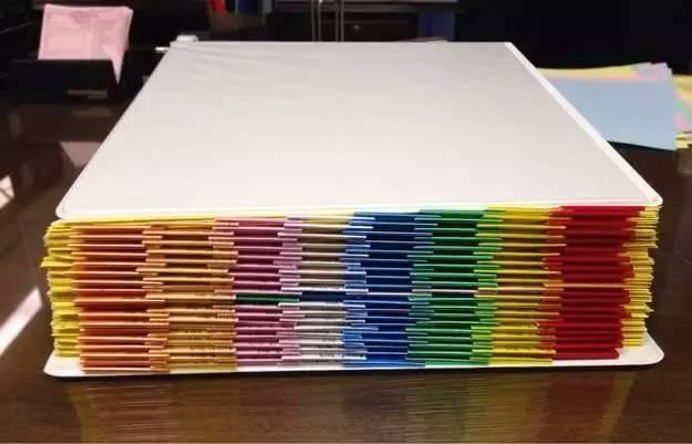 办公室职员把档案归类成这样