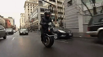 独轮摩托车！酷到没朋友！献出你的膝盖！
