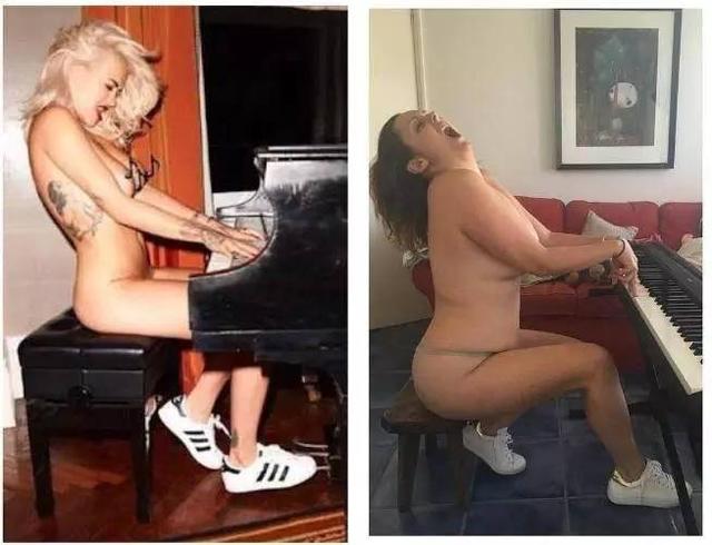 女明星美艳性感的照片，心动到模仿！东施效颦？