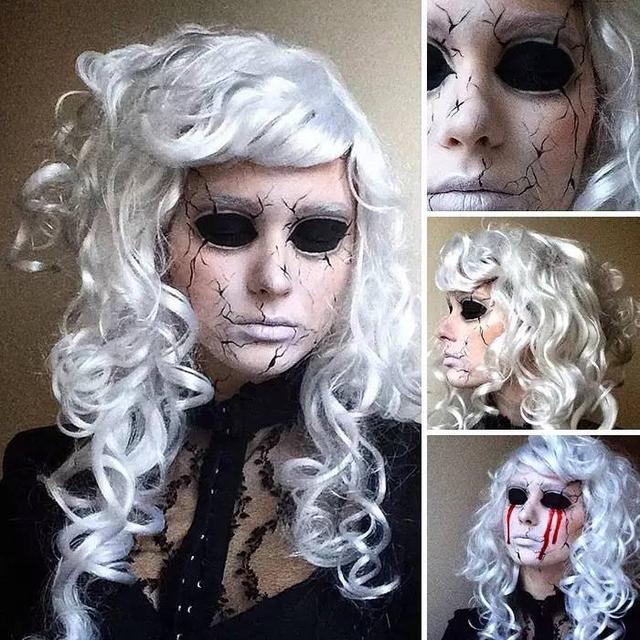 妹子的特技化妆效果太惊艳太吓人了!