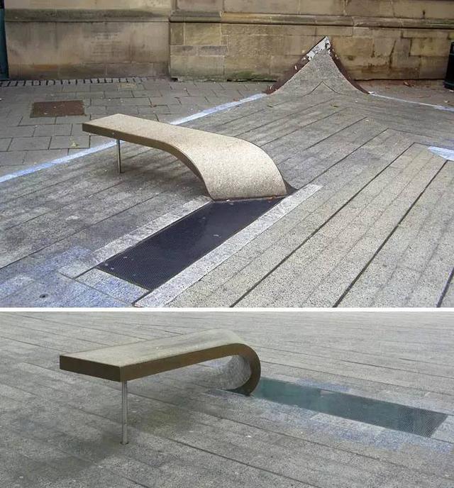 这是要上天啊！公共空间的凳子设计的这么有创意