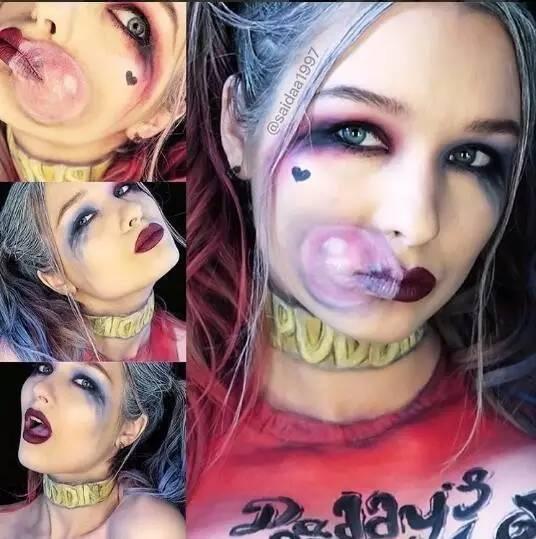 妹子的特技化妆效果太惊艳太吓人了!