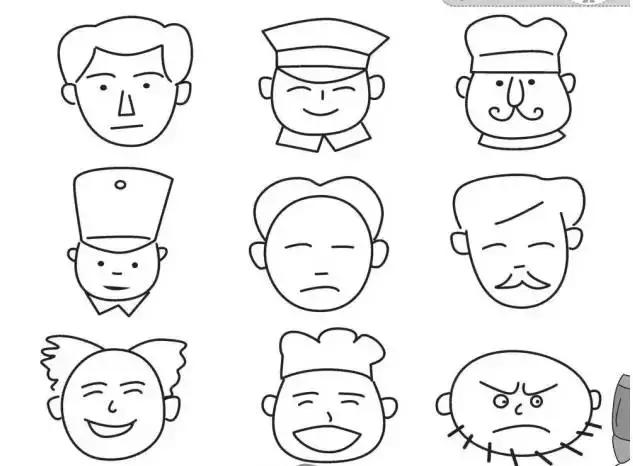 简笔画大全卡通人物 简笔画图片大全