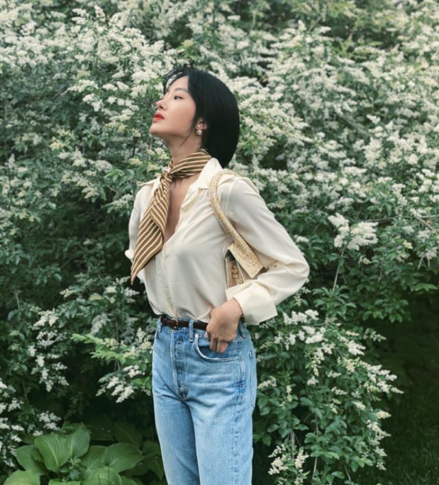 白襯衫的魅力有多大？多位女星的時尚穿搭，讓你一件單品解決夏季 娛樂八卦吃瓜 第9张