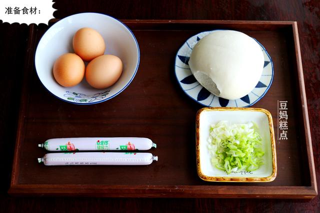 1個饅頭做的早餐餅，無油，又軟又香，一鍋不夠孩子吃 熱愛美食 第4张