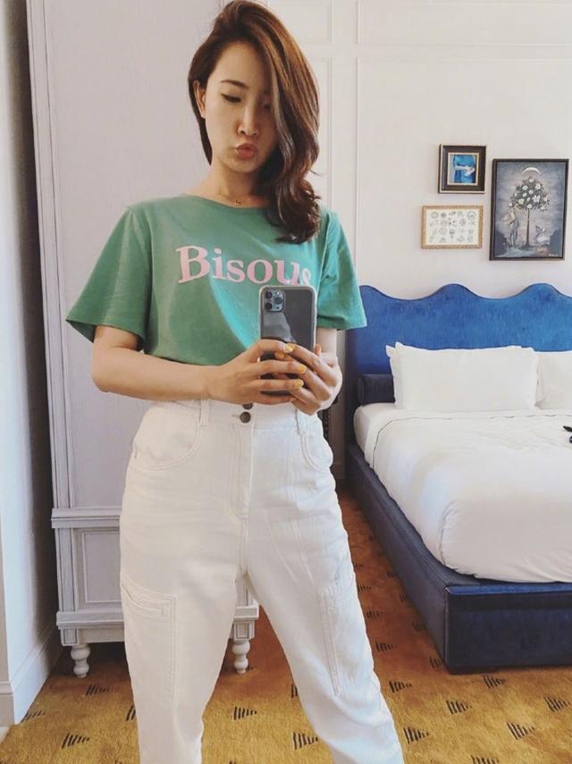 陳赫前妻許婧秀日常，曬全身照卻露出男友背影，無形中秀了把恩愛 娛樂八卦吃瓜 第8张