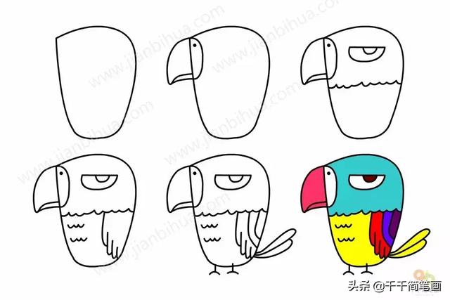 三岁儿童最简单的画 1一3岁简笔画图片大全