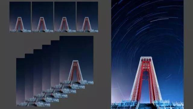 后期全景接片及堆栈操作，并不一定需要昂贵的移轴镜头一样做到