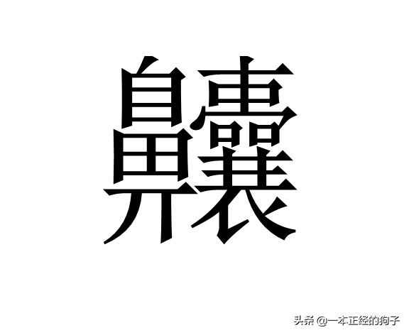 172笔画的字，这些复杂的汉字