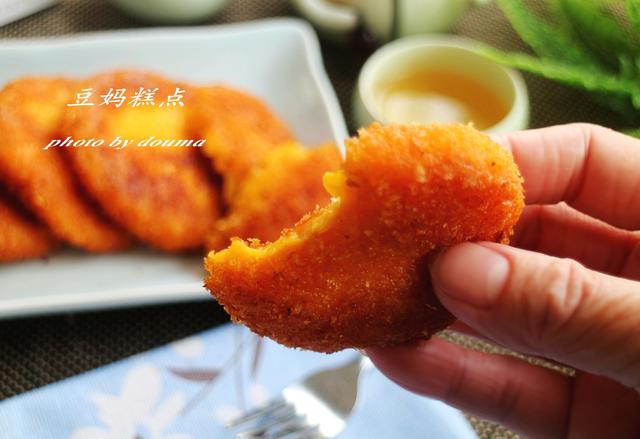 南瓜餅要軟糯酥脆，別省了這一步！口感和賣相都差很多 熱愛美食 第3张
