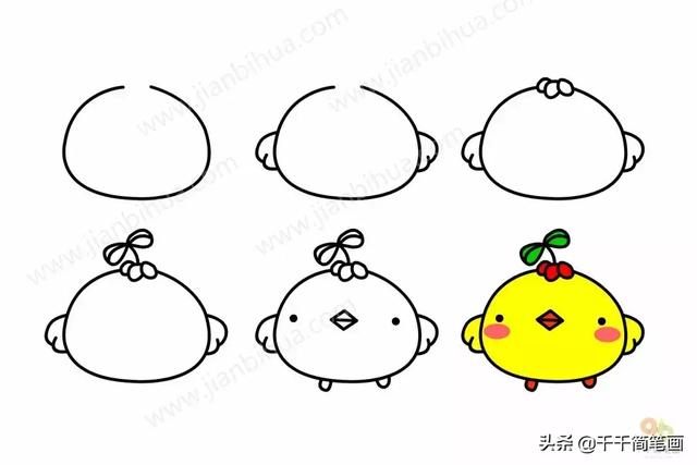 三岁儿童最简单的画 1一3岁简笔画图片大全