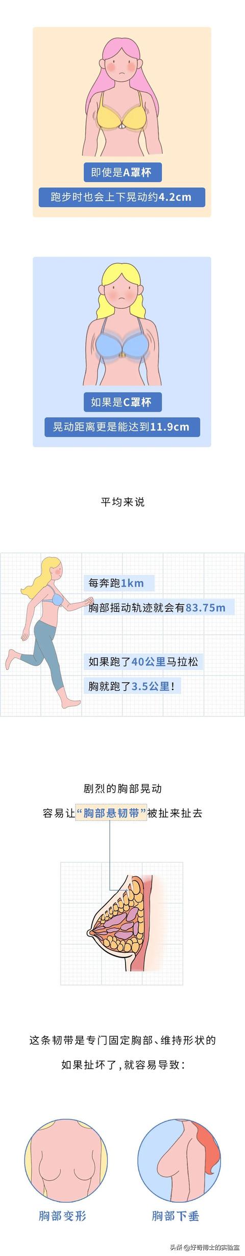 女生奔跑时，要怎么固定抖动的胸？ 送给女朋友的礼物