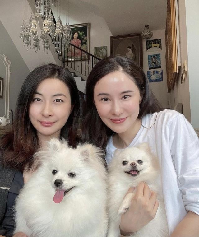 郭晶晶罕見和閨蜜名媛聚會，穿低領襯衫秀性感，和平時不同 娛樂八卦吃瓜 第1张