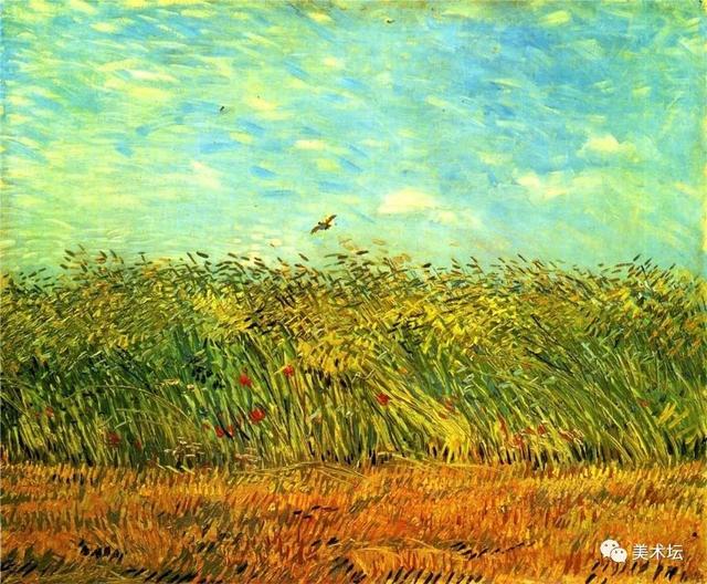 梵高麦田系列作品，文森特