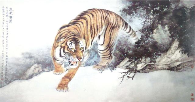 画虎怎么画才好，老虎画法-陈家明画虎