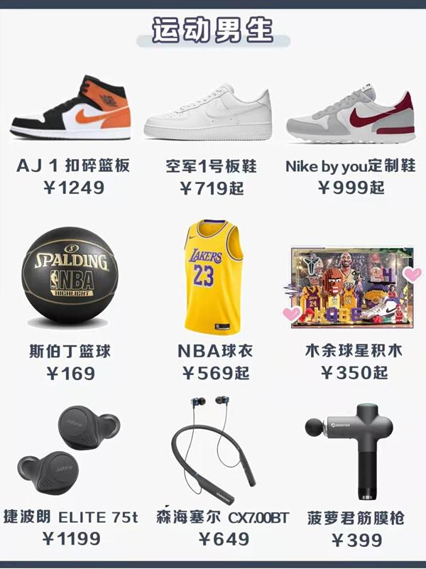 送给老婆情人节礼物送男友老公的礼物清单，男生100%会喜欢