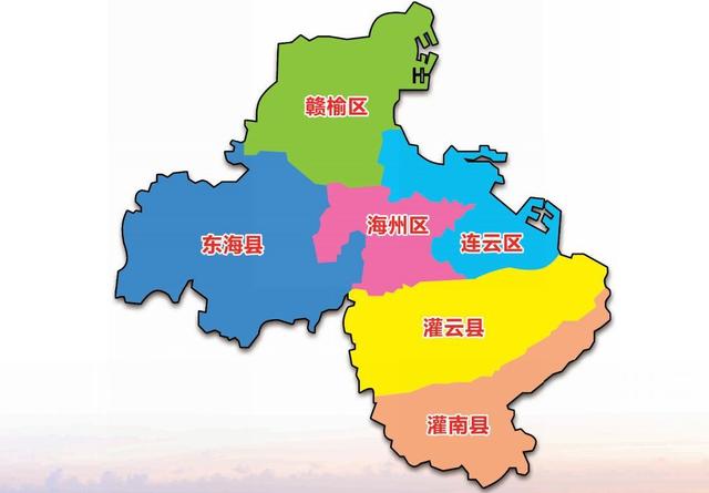 江苏连云港地图，连云港市东海县地图高清版大图