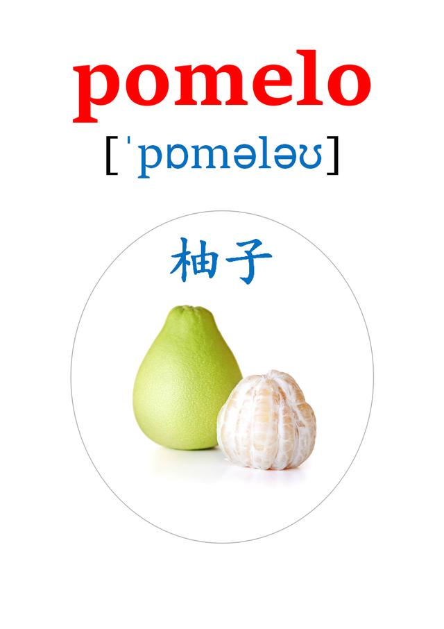 蔬菜英语单词 水果英语单词