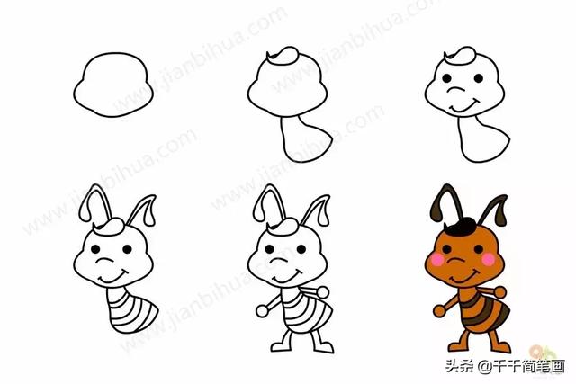 三岁儿童最简单的画 1一3岁简笔画图片大全