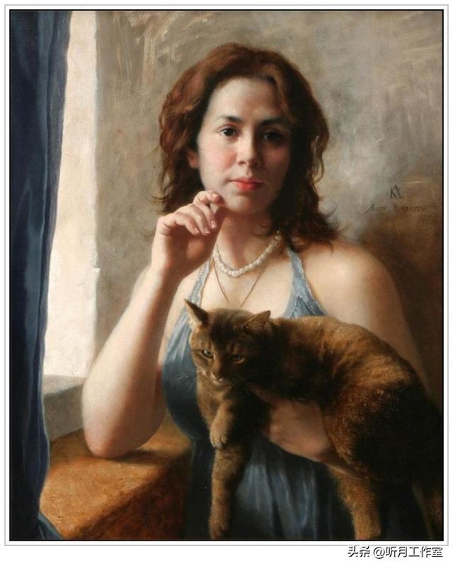 世界抽象派名画欣赏，二十世纪俄罗斯写实主义画家阿森