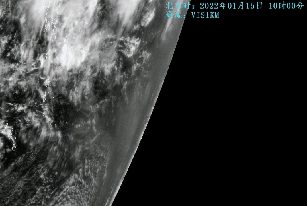汤加火山爆发图，三国卫星大显身手