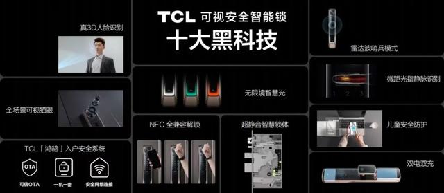 TCL智能锁，TCL可视安全智能锁X10