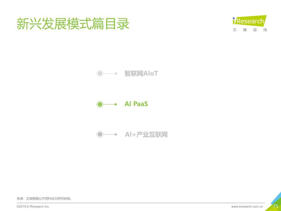 中国人工智能产业研究报告2019