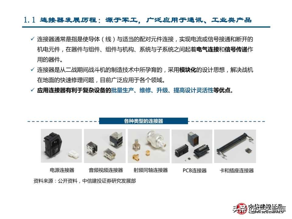国产替代专题研究：连接器、碳纤维、红外探测器（88页PPT）
