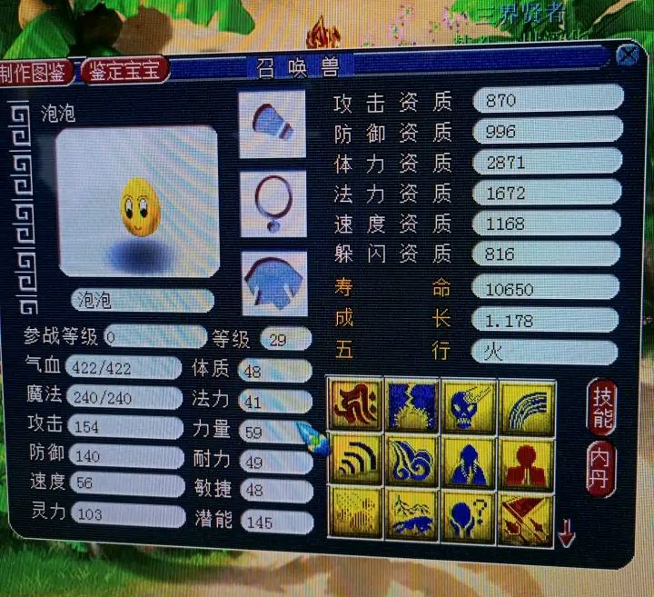 梦幻西游：全服第一泡泡亮相，资质无敌，8技能叫价15万元