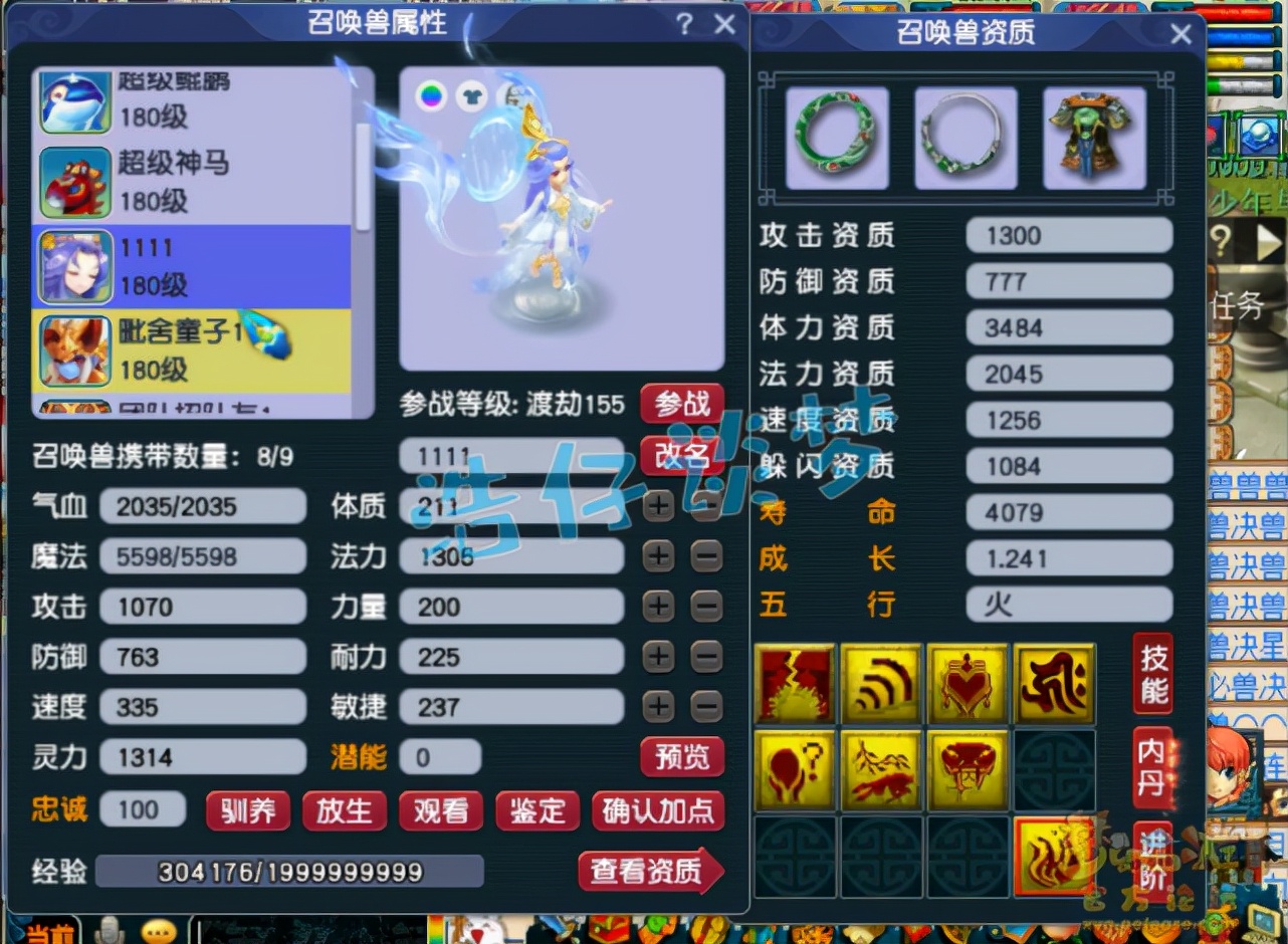 梦幻西游：土豪新区打造175方寸，谛听鲲鹏全有，月刷33亿经验