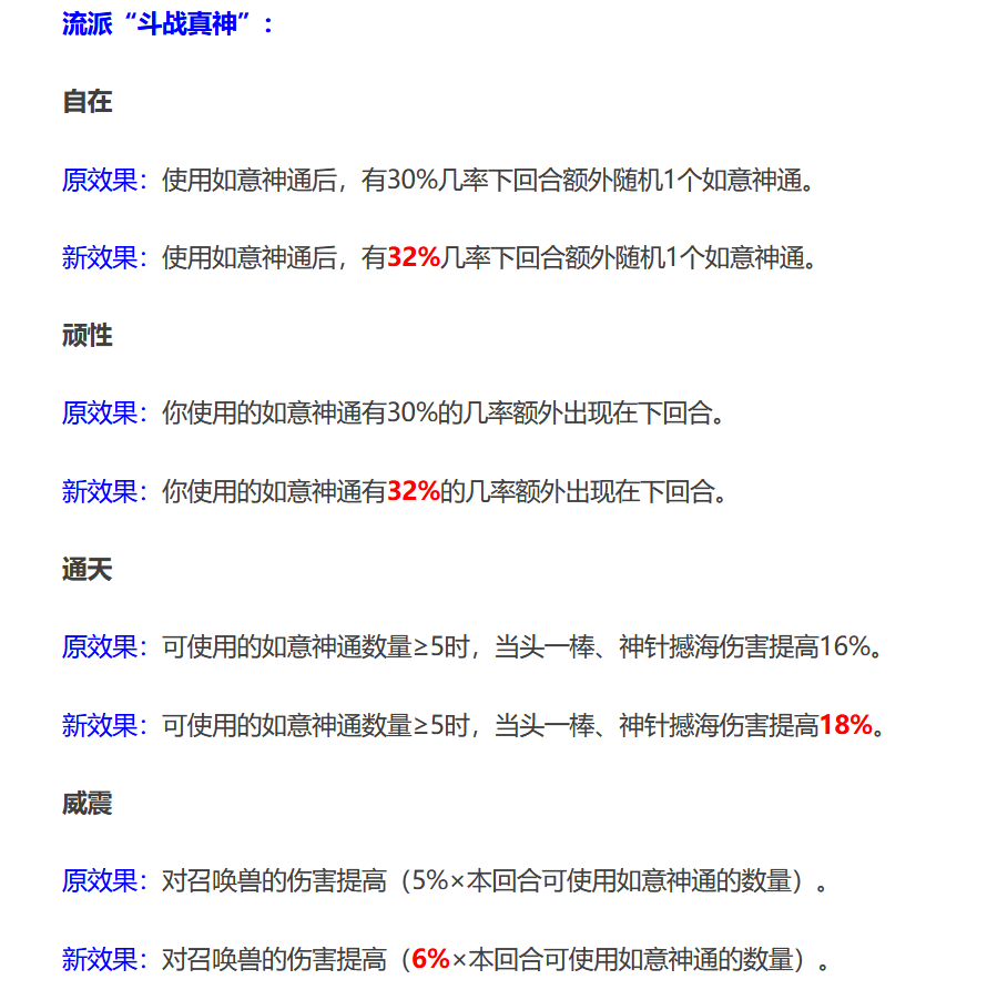 梦幻西游：花果山第二套斗战真神经脉分析，只有这里加强了