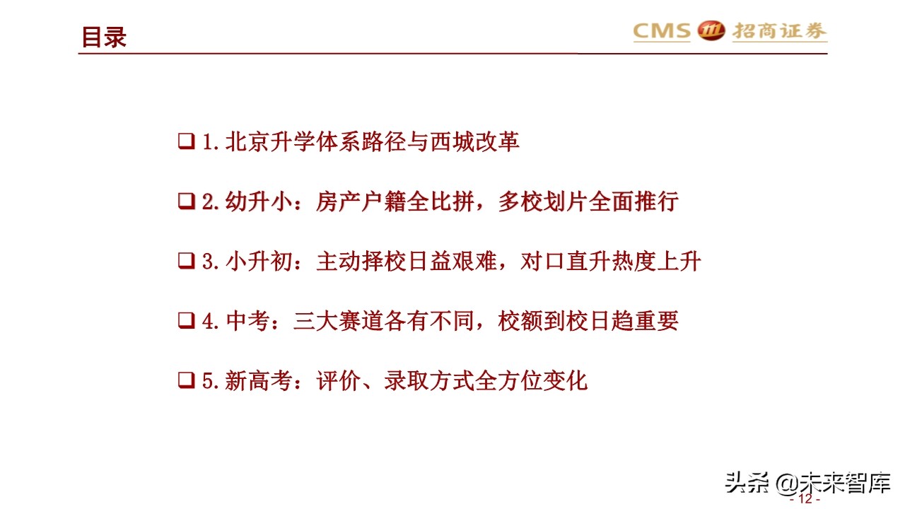 2020年北京地区升学指南：升学政策专题研究