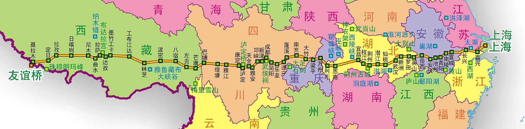 西藏、新疆、川西、青海旅游地图，耗时一年收集，自驾总会用到