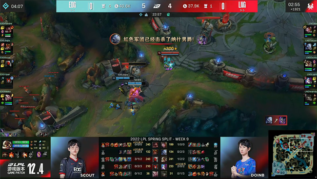 LOL-LPL：Light泽丽灿丽花火天秀收割，LNG团战为王2-0战胜EDG
