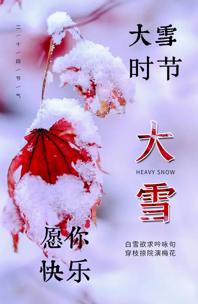 描写大雪时节优美句子