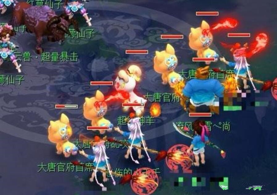 梦幻西游：抓鬼效率最快的队伍，1个队里有八个大唐官府的单位